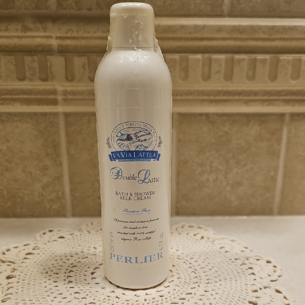 Perlier Double Latte Bath & Shower Milk Cream 8.4fl oz